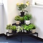 Op3340 Giantex Tier Corner Metal Flower Pot Rack Plant Shelf Display