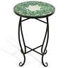 Op3552 Unbranded Green Accent Plant Stand Side Table Outdoor Indoor End