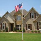 Op3582 Unbranded Ft Aluminum Telescoping Flagpole Kit Outdoor Gold Ball