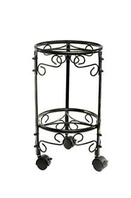 Lb-1719 Ore International Plant Caddy 18inch Black Gold