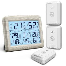 Oria 767421458796 Digital Hygrometer Thermometer Indoor Outdoor Temperature Humid