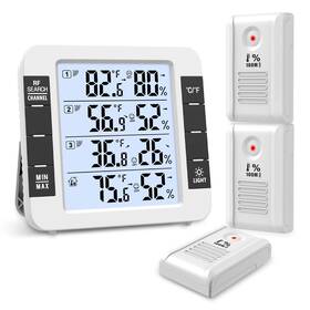 Wa100 Oria Indoor Outdoor Thermometer Digital Hygrometer Lcd Backli