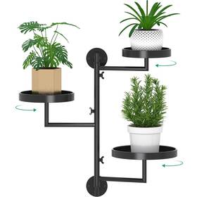 Otgalk 658370663655 Indoor Rotating Window Plant Shelves For Optimal Sunlight Exposurendoor