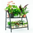 Outdoor-planter-stand-66368 Fdo Outdoor Planter Stand Indoor Tier Flower Metal 5414102866368