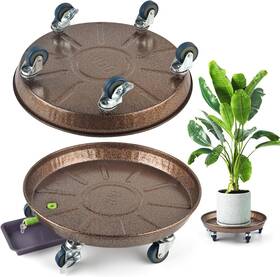 Us-ya00225-1-pl-15-1 Pacetap 15.7ftft Large Plant Stand With Lockable Wheels 2pack Heavy-duty To