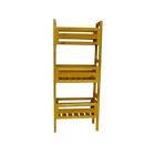 Pbs7117 Leisure Season Tier Plant Stand Wooden Stacking Sturdy Brown Indoor