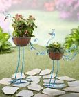 Pc578123 Unbranded Outdoor Planter Stand Flowers Set Of Peacock Metal Bird Pc578123 Unbranded Outdoor Planter Stand Flowers Set Of Peacock Metal Bird