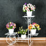 Pgl3253163 Kingso Metal Flower Succulents Pot Porch Plant Stand Rack Display