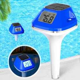 Lh918 Pircaath 2025 Next-gen Solar Pool Thermometer Floating Easy Read Digital Thermom