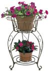 Pl201x Deer Park In Durable Metal Round Planter Indoor 0702085400736