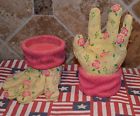 2006wmg Plant Euc Marked Pots Plastic Glove Stands Garden Resin