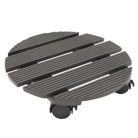 Plant Dolly Stand 12 In Rolling 4 Wheels Heavy Duty Caddy Holder Patio Pot