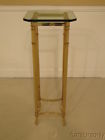 F38394 Plant Regency Stand Brass Style Glass Decorator Tall