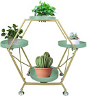 Plant Pot Stand 4 Potted Shelf For Garden Balcony Living Room