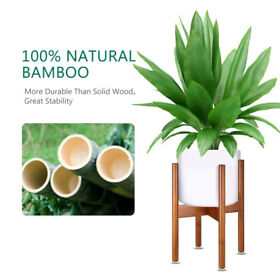 62z1418092wrpo5523 Plant Pot Stand Rack Bamboo Simple Flower Planter Display Holder Storage Shelf