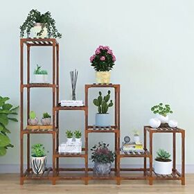 Plant Stand Flower Pot Holder Metal 3 Tier Corner Display Rack Planter
