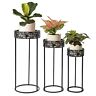 Plant Stand Indoor Tall Donosura 3 Pcs Stands Outdoor Metal Heavy Duty