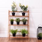 Plant-stand6574 Plant Stand Tiers Outdoor Indoor Garden Bamboo Flower 603305840403