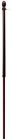 60703 Pole Valley Wood Sleeve Flag Forge Mahogany