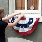 1-usa Polycotton Size - Color-pleated 3ft. 1.5 Grommets Multi Bunting "