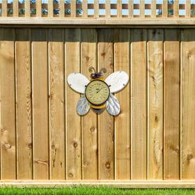 Poolmaster 313116529502 Bee Analog Outdoor Wall Thermometer