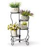 Potstand3935fba Upgraded Terrariums Heavy Duty Plant Stand Flower Pot Holder Garden