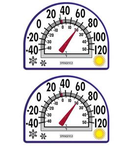 Precision Products 445012370339 Springfield Static Cling Thermometer 2