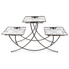 Ps610db Unbranded Flower Plant Stand Triple Square Bronze Planter 0726783104321
