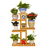 Ptb7654427 Meco Tier Outdoor Indoor Wooden Plant Stand Garden Flower Pots
