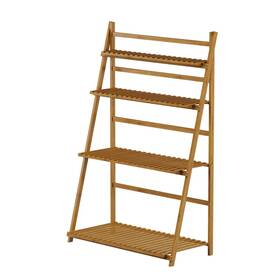 50-lg5005 Pure Garden 194189136954 Ladder Plant Stand-4 Tier Freestanding Storage Shelf White