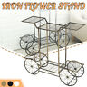 Qdx3989523 Metal Plant Stand Flower Pot Garden Shelf Outdoor Holder Bicycle