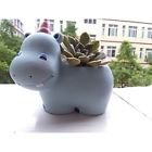 Qfy00203 Cute Hippo Succulent Vase 6914545890122