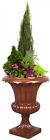 Qi003207l Uniquewise Flower Planter Beauty Fiberglass Indoor Outdoor Garden 0651355032071