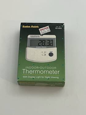 63-1009a Radioshack Indoor/outdoor Thermometer Model 63-854