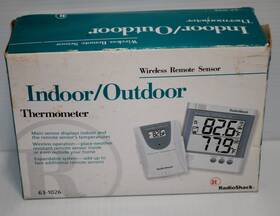 63-1026 Radioshack Radio Shack Indoor Outdoor Thermometer