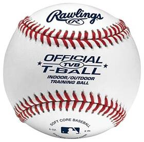 Rawlings 083321828034 Officials Tvb Youth/6u 12 Count Sponge Rubber T-ball Dozen