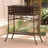 Rhcfe54912 Unbranded Elevated Wrought Iron Metal Plant Planter Stand In Bronze