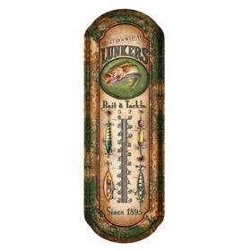 53466 Rivers Edge Products Tin Thermometer 17 Inch X 5 Indoor Or Outdoor