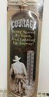 Rivers Edge Products Horse Courage Nostalgic Tin Thermometer Indoor Outdoor Novelty Gift Western New 643323137604