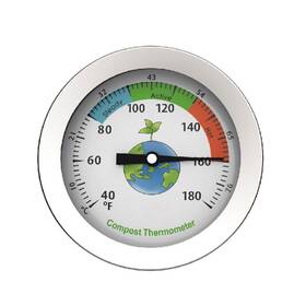 Royalead 5ac408463-c Soil Thermometer 20inch Stem Waterproof For Seeding And Transplanting Gard