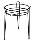 S1015-b Cobraco Black Basic Metal Plant Stand Indoor Outdoor 026546211151