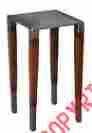 Sa-2678 27273 Eurolux Home New Plant Table Hammered Texture Iron Wood