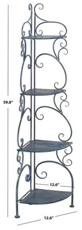 2172742188 Safavieh Pat5034c Turuca 4 Tier Corner Shelf Reduced Price