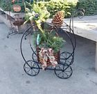 Scap1036 Artscapes Vintage Parisian French Flower Cart Plant Stand 600154365842