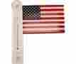 Se2178402 Songbird Essentials Usa Flag Wood Window Thermometer By W Suction Cups