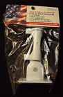 Seasonal Designs New Flag Holder Adjustable Aluminum White Flagpole Bracket 792723402253