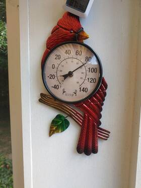 Shnoon 313053718731 Thermometer Large Number Wall Mounted For Indoor Outdoor Home Decor