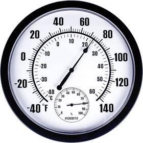 Shnoon 726084031234 Mumtop Indoor Outdoor Thermometer 10 Inch Large Numbers Waterproof Wall