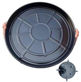 Skadhao2c Skaforz 20ftft Plant Caddy With Wheels Black Heavy Duty Metal 20 Inches 1pc