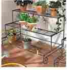Sky2417 Best Choice Products Metal Plant Stand 3 Tier Patio Flower Pot Holder Garden Deck Rack Shelves Black